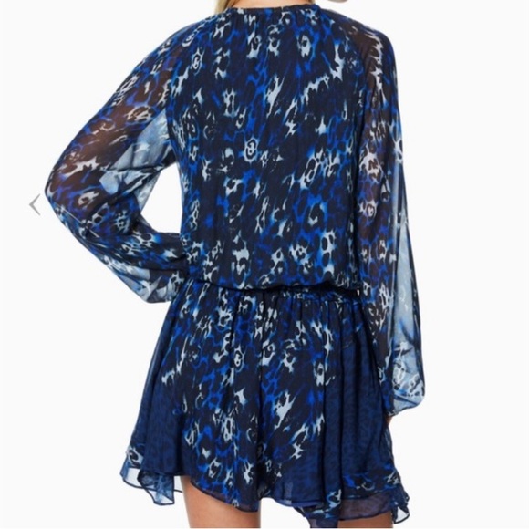 Ramy Brook Silk Animal Print Dress XS - Picture 4 of 12